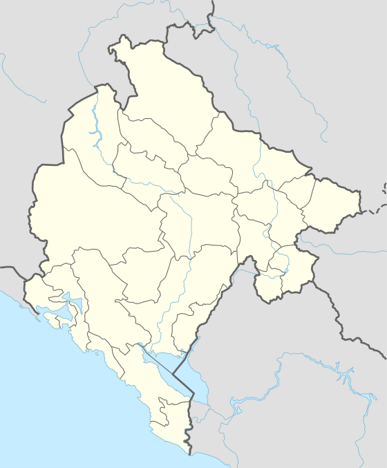 Map of Montenegro