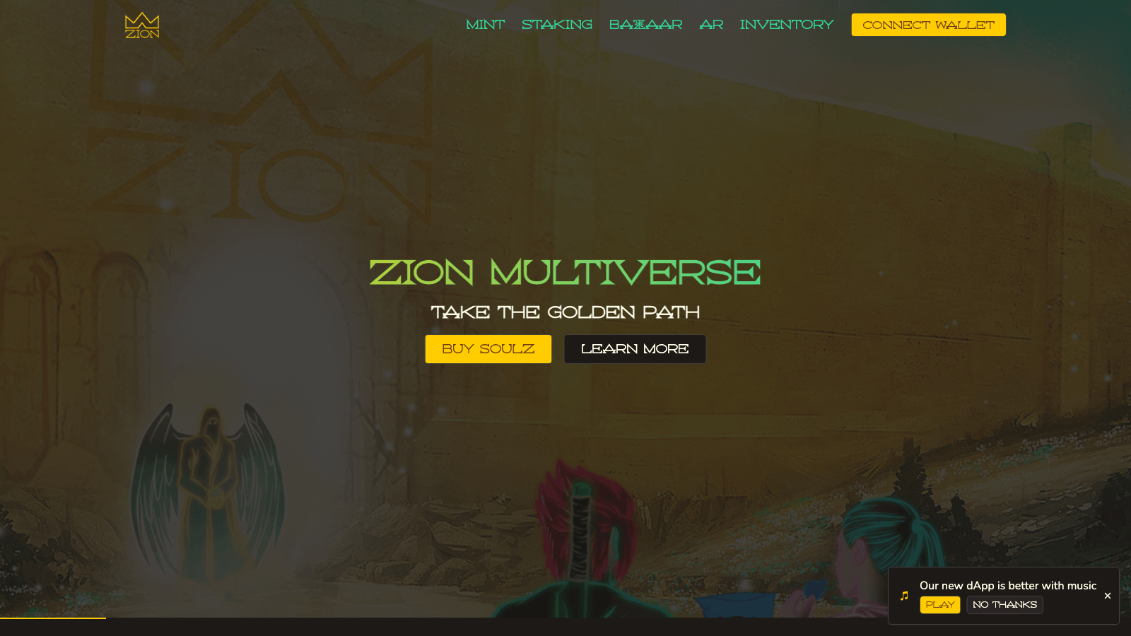 Screenshot of ZION Multiverse